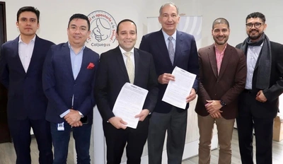 El presidente de Coljuegos y los representantes del Operador Nacional de Juegos S.A.S, oficializaron la firma del contrato para la operaci&oacute;n de Baloto por 5 a&ntilde;os.